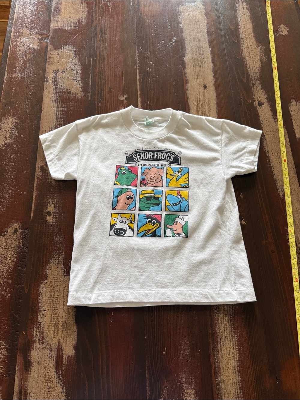 Kids White Senor Frog Graphic Tee